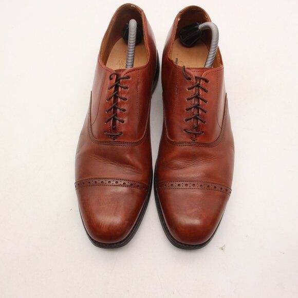 Allen Edmonds Byron Shoes Men\'s Size 12 A Narrow Brown Leather Dress Oxford USA main image 9
